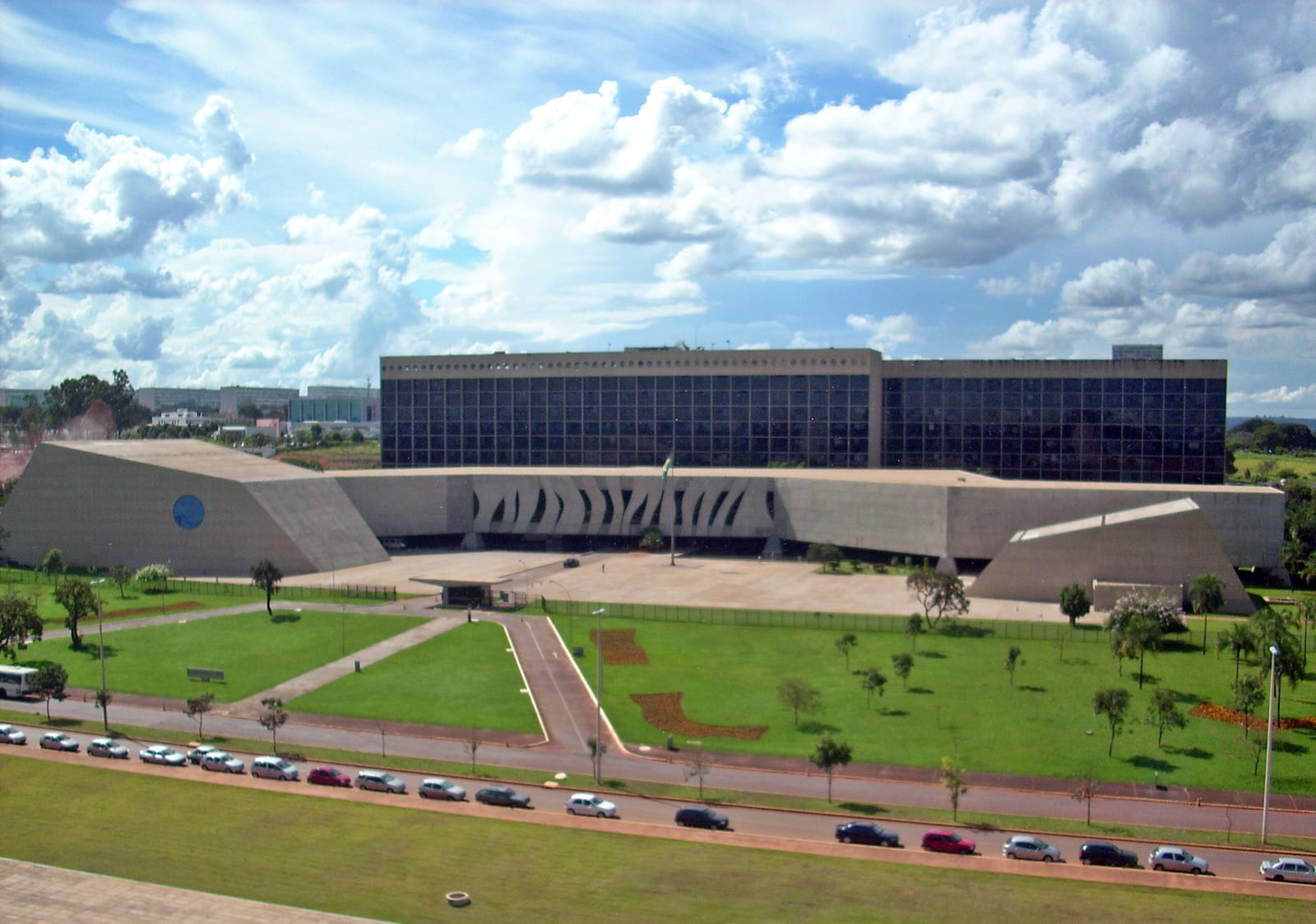 Vista aérea da sede do Superior Tribunal de Justiça, em Brasília